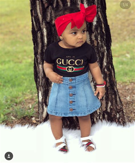 african american babies wearing gucci|gucci baby girl dresses.